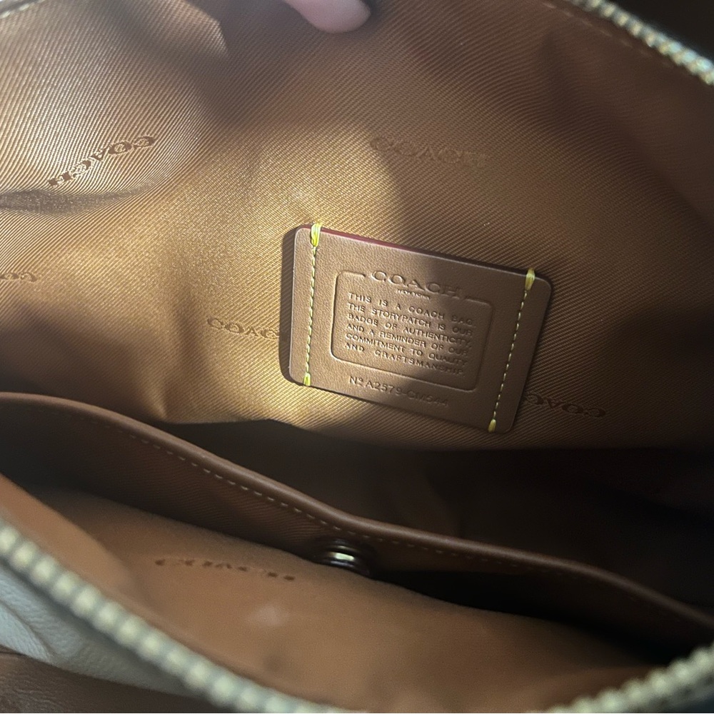 Coach Tan Leather Men's Messenger Bag